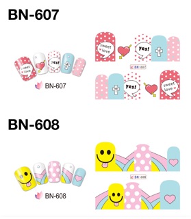nail sticker-dán móng tay( phần 2)
