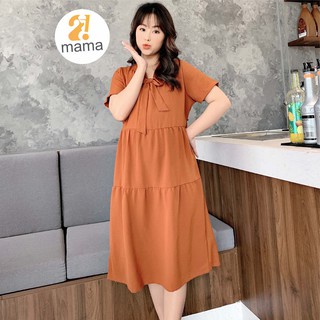 Váy bầu thiết kế Chicmom dự tiệc công sở mùa hè, thắt nơ,xinh đẹp, giá rẻ CM40