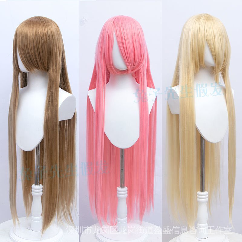 Tóc Giả Dài 100cm Nhiều Màu Sắc Dùng Hóa Trang Cho Nam Nữ