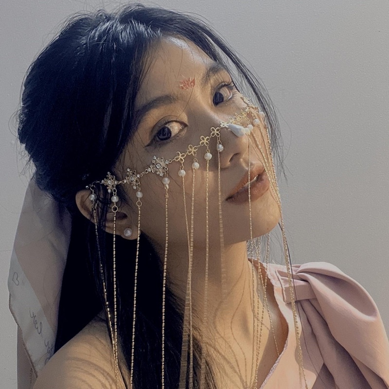 Mạng che mặt cổ trang - Phụ kiện cổ trang chụp ảnh