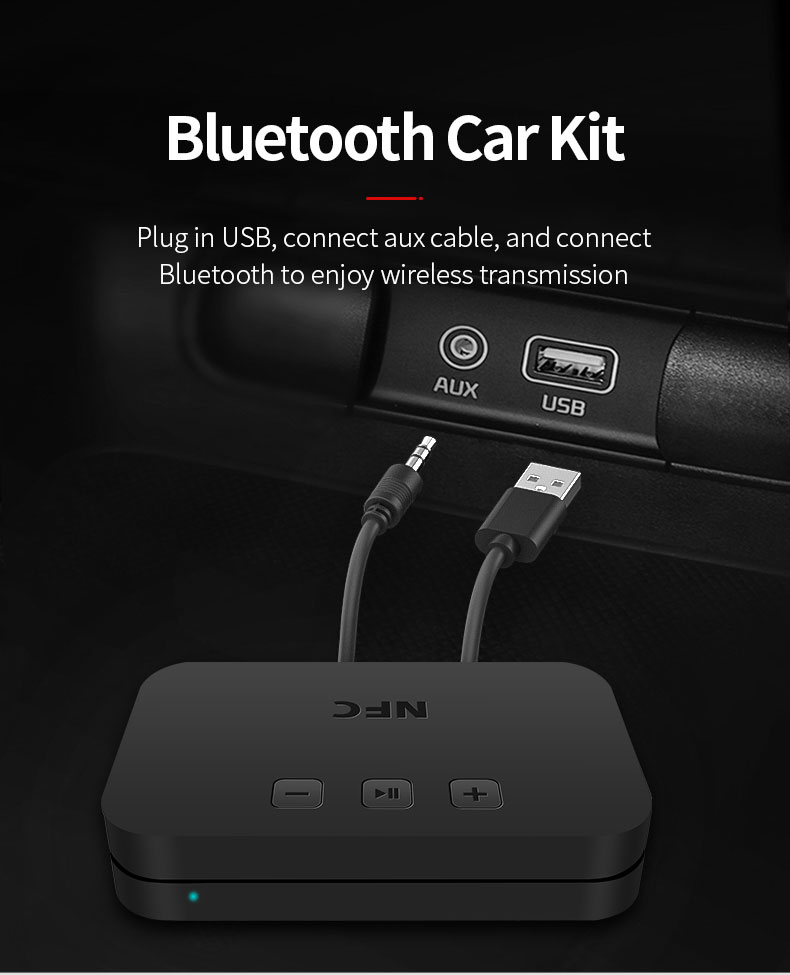ECLUB Thiết bị phát sóng Bluetooth 5.0 giắc cắm 3.5mm và cổng RCA