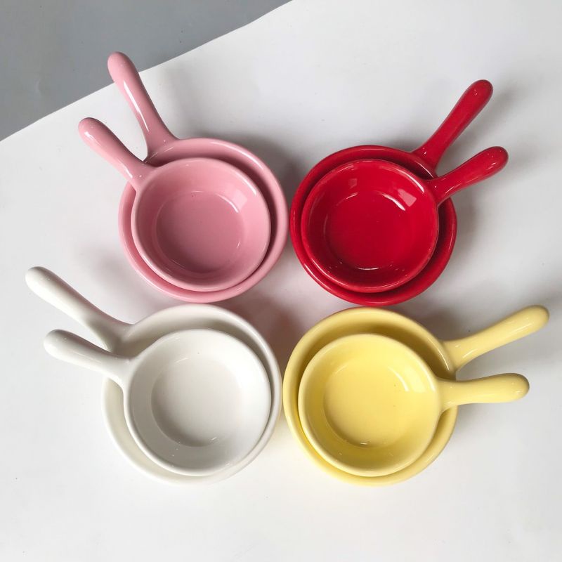 Chảo chấm mini đựng gia vị, mắm, ăn dặm