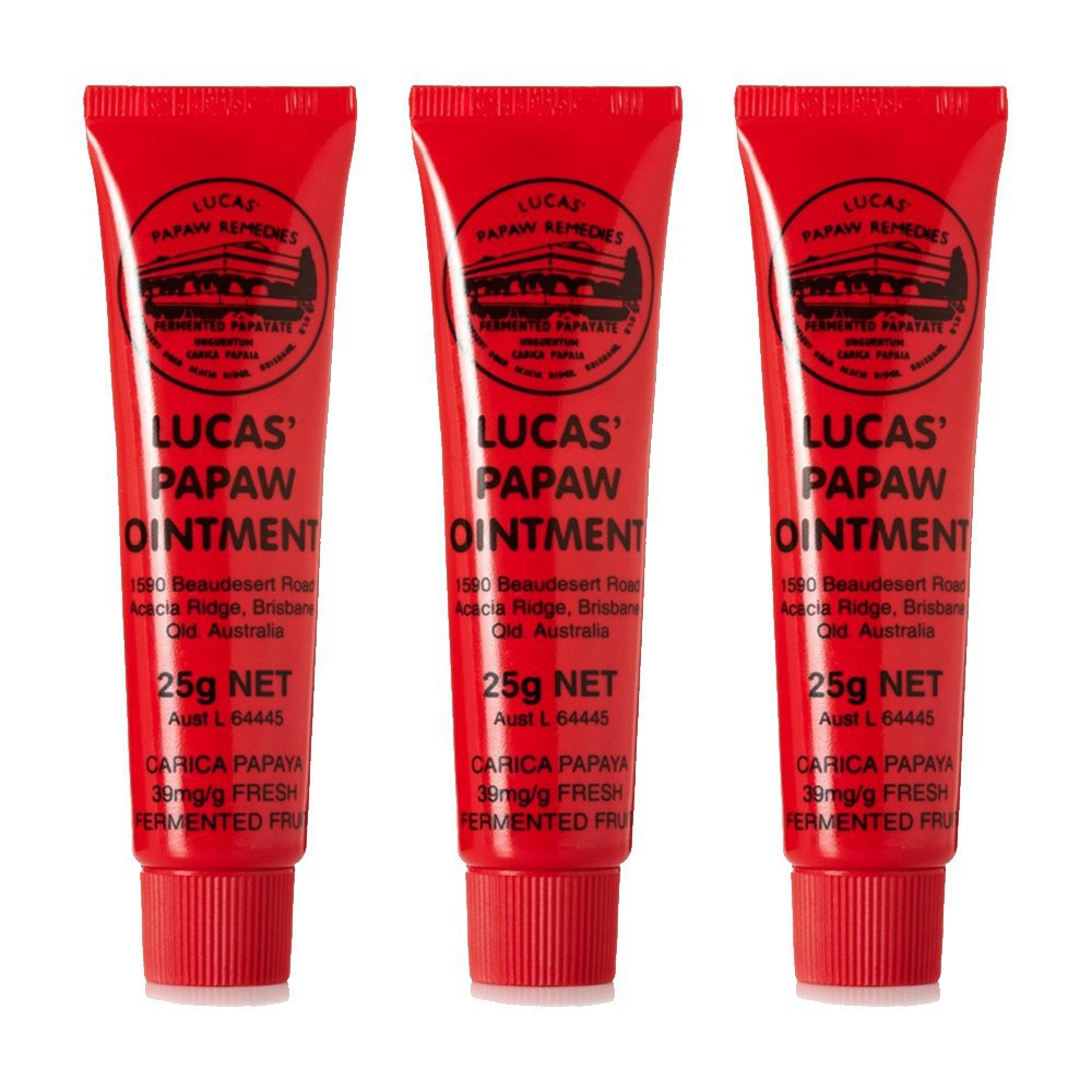 [Hàng mới về] Thuốc mỡ Lucas Papaw Ointment 25g dưỡng ẩm môi và bôi ngoài vết ngứa đa năng