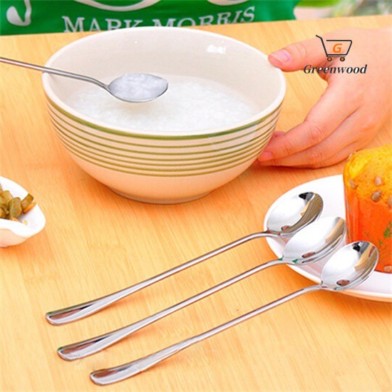 Muỗng Cà Phê Cán Dài Bằng Thép Không Gỉ