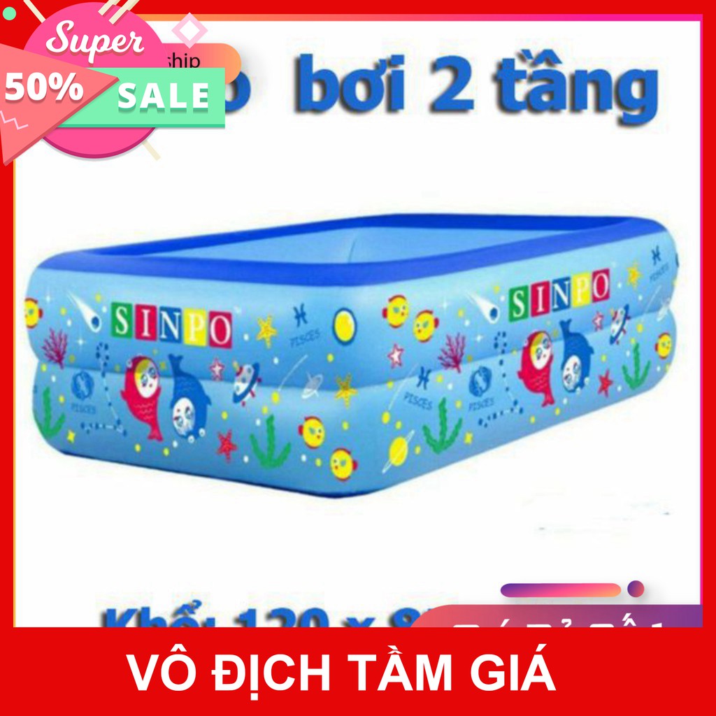 [SALE]BỂ BƠI PHAO BƠI CHỮ NHẬT 2 TẦNG 1,2M GIÁ SIÊU RẺ[SIÊU GIÁ TỐT]  giảm giá 50% mua ngay [Mã FASHION10K hoàn 10K  cho