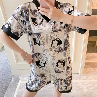 Đồ Bộ Nữ Mặc Ở Nhà Vải Lụa - Bộ Đùi Ngủ Nữ Mùa Hè | BigBuy360 - bigbuy360.vn