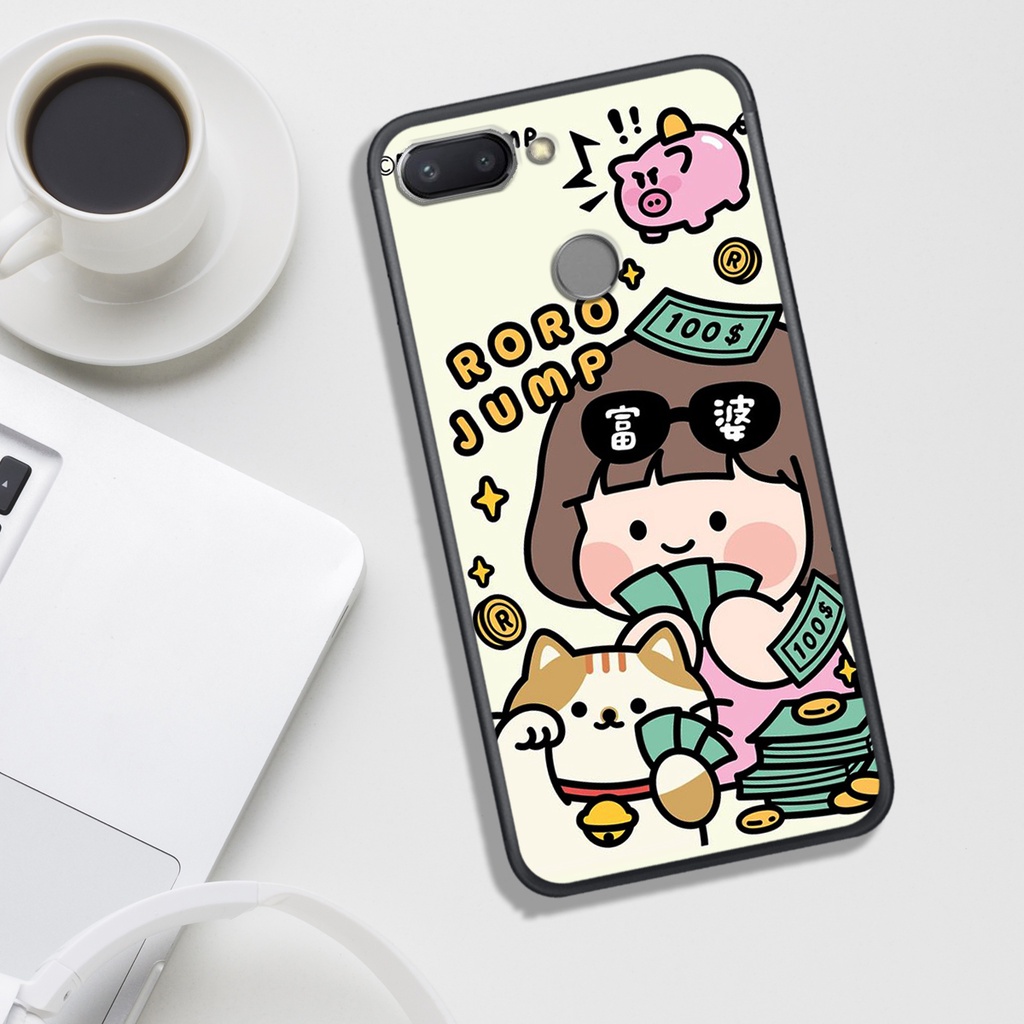 ỐP LƯNG XIAOMI REMI 4A/5A/6/6A/MI 8 LITE , IN HÌNH ROROJUMP ĐỘC LẠ, DỄ THƯƠNG.