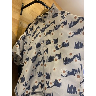  Áo sơ mi hoa cúc unisex form rộng cá tính