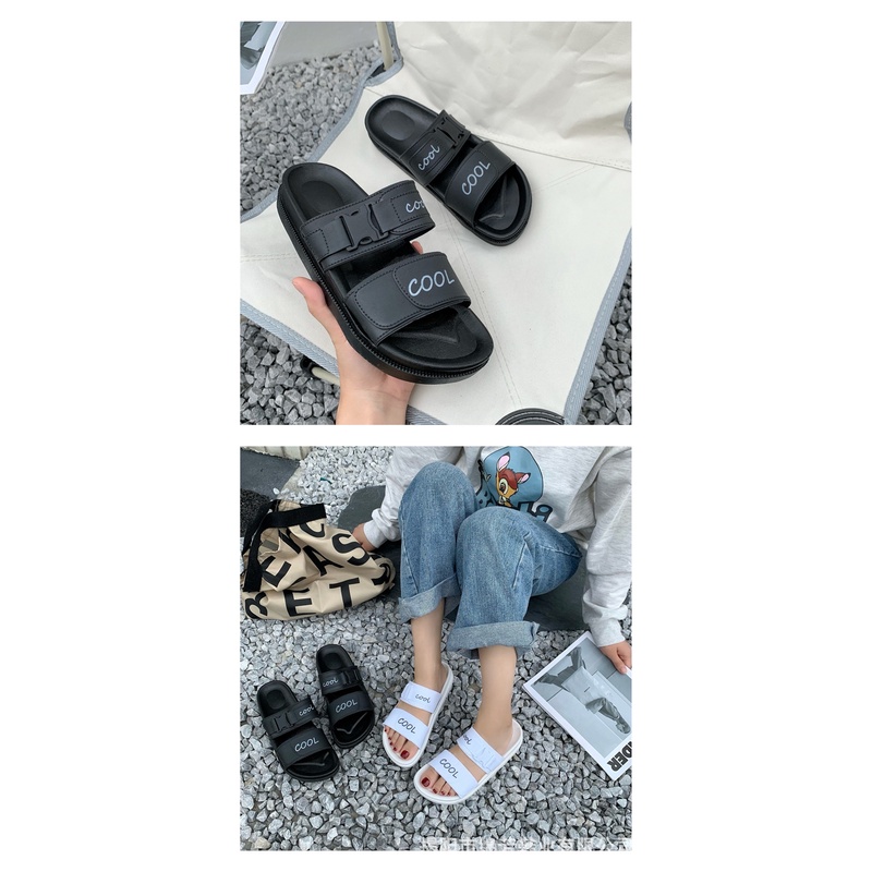 Dép Sandal Đế Dày Bằng Cao Su Phong Cách Hàn Quốc Thời Trang Mùa Hè Cho Nữ