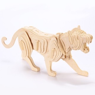 Đồ chơi lắp ghép gỗ 3D Con hổ