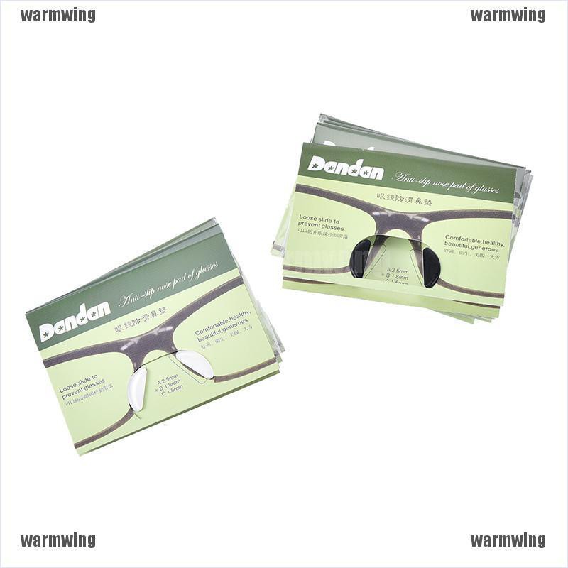 Bộ 5 Cặp Đệm Mũi silicone 1.8mm Chống Trượt Cho Mắt Kính