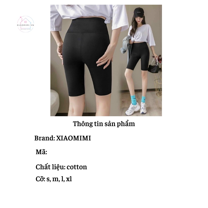 Quần legging nữ dáng lửng ngố nâng mông cạp cao hộp xanh He.llo co giãn 4 chiều Xiaomimi M2.218.S