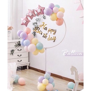 Trụ bóng hình tròn trang trí sinh nhật,  phòng cưới decor party