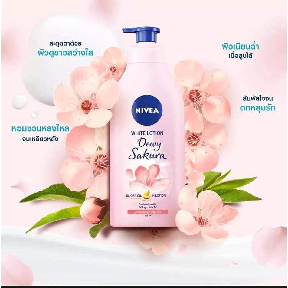 Sữa dưỡng thể dưỡng trắng da Nivea 525ML