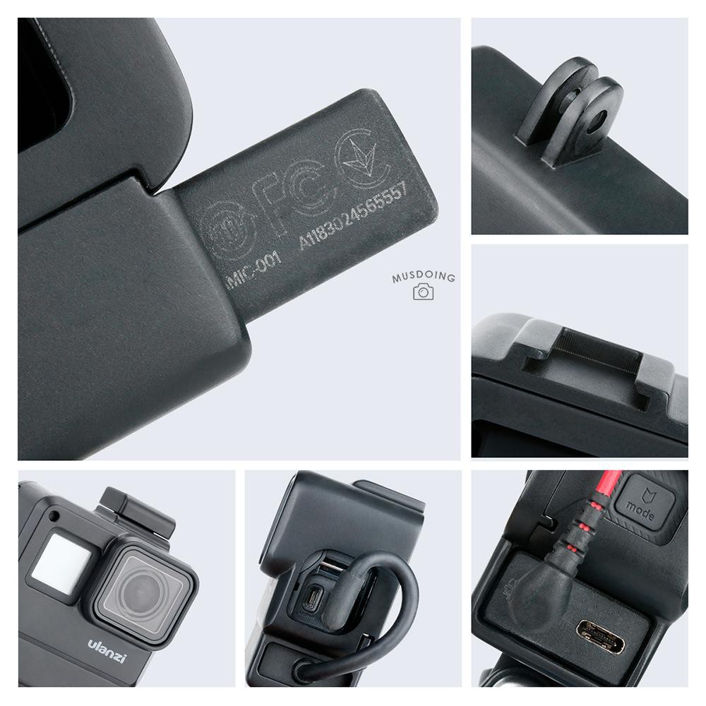 Khung bảo vệ tiện dụng hỗ trợ gắn thêm thiết bị quay phim dành cho máy GoPro Hero 7 6 5