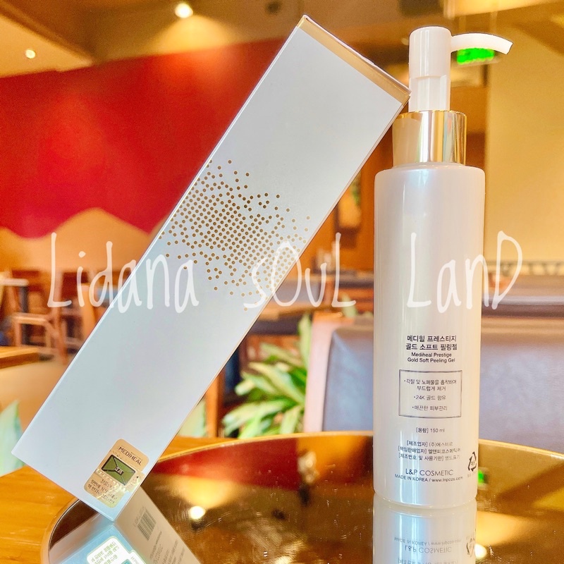 Tẩy tế bào chết da mặt dạng peeling gel chiết xuất v.à.ng 24 Mediheal Prestige G.old Soft Hàn Quốc