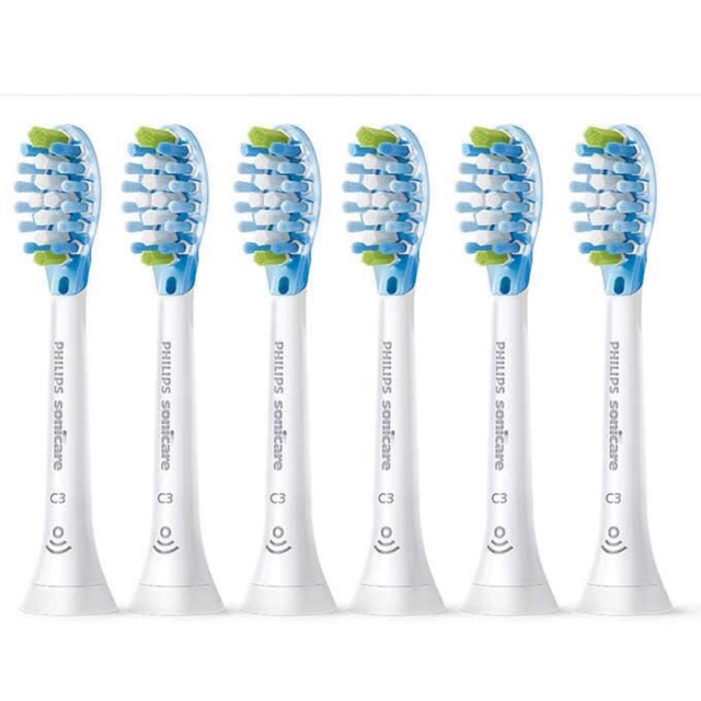 [Hàng Mỹ chính hãng, có tách set] SET 6 ĐẦU THAY BÀN CHẢI ĐIỆN PHILLIPS SONICARE C3 PREMIUM PLAQUE CONTROL