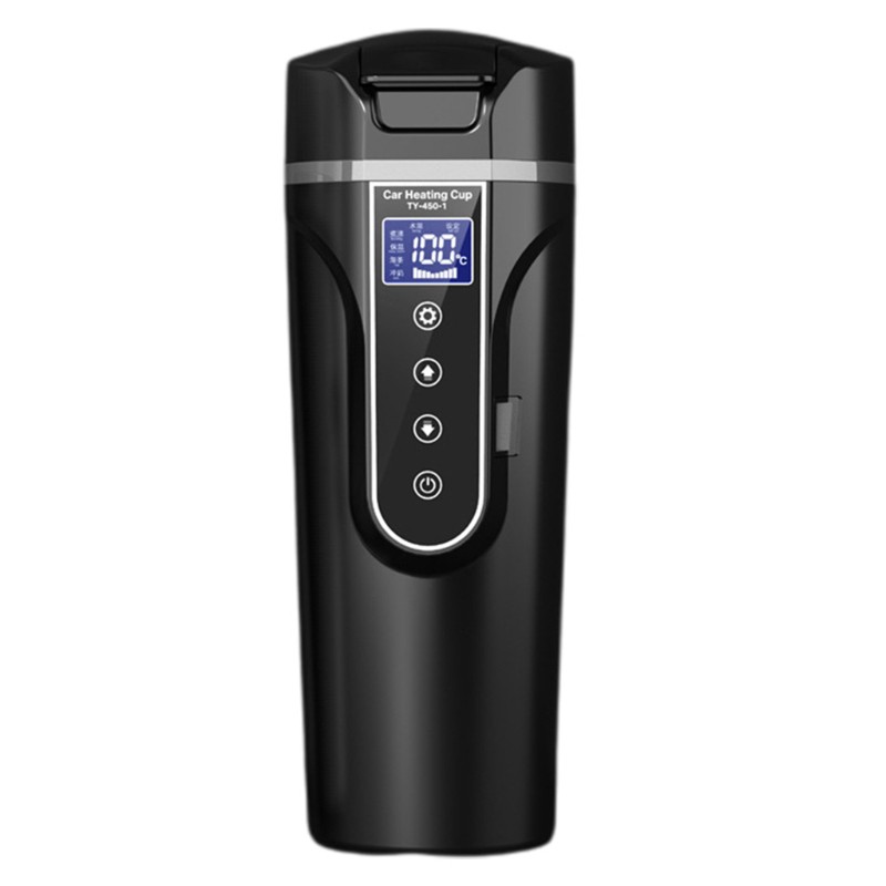 Bình đun nước giữ nhiệt bằng thép không gỉ 12v 24v an toàn tiện lợi cho xe ô tô