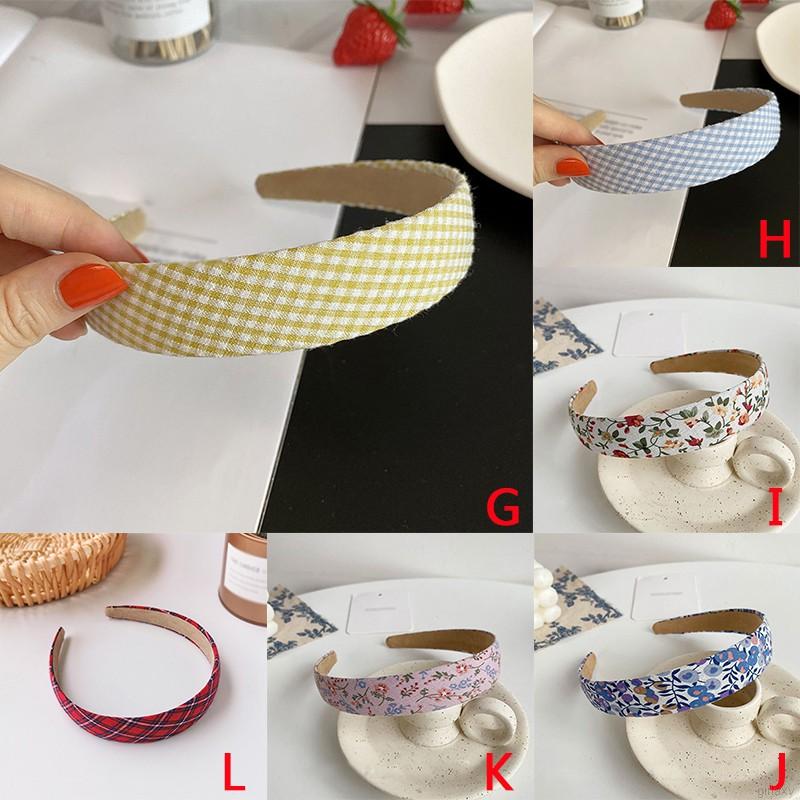 Băng Đô Vải Satin Màu Sắc Đa Dạng Phong Cách Nhật Bản