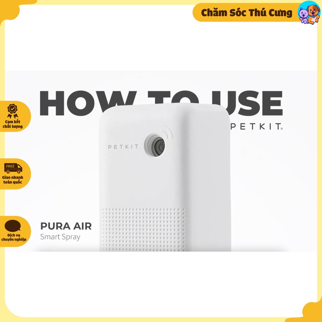 Máy Khử Mùi Vệ Sinh Cho Mèo PETKIT PURA AIR SMART SPRAY dùng cho Petkit Pura Max