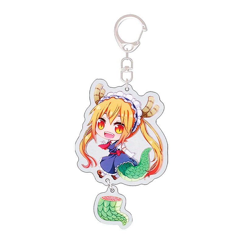 Móc khóa acrylic hình nhân vật Anime Kobayashi San Chi No Maid Dragon Maid Kobayashi 's Dragon Maid Kanna Kamui