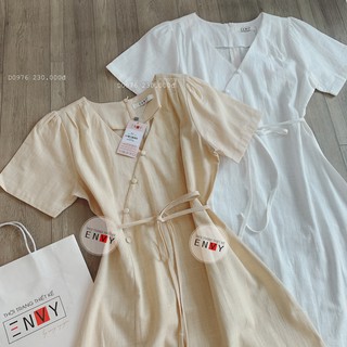 Đầm basic cổ tim ENVY D0976