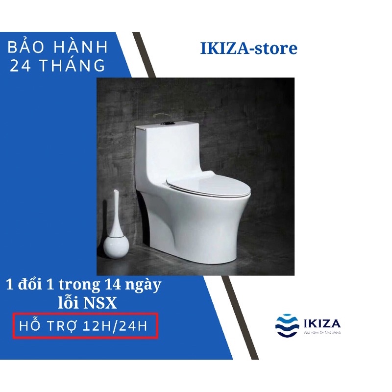 Bồn cầu liền khối, bồn cầu một khối Ikiza mã ik518