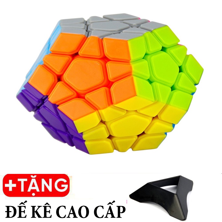 Rubik Megaminx - Rubik Biến Thể 12 Mặt Cao Cấp Xoay Trơn, Cực Mượt, Bẻ Góc Tốt