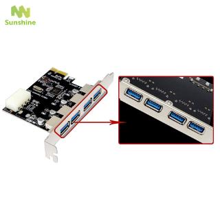 Card Mở Rộng 4 Cổng Usb 3.0 Pci-E