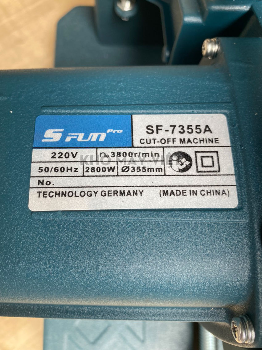 [Ảnh thật] [Giá hủy diệt] Máy cắt sắt Sfun SF-7355A (2800W) - Công nghệ Đức