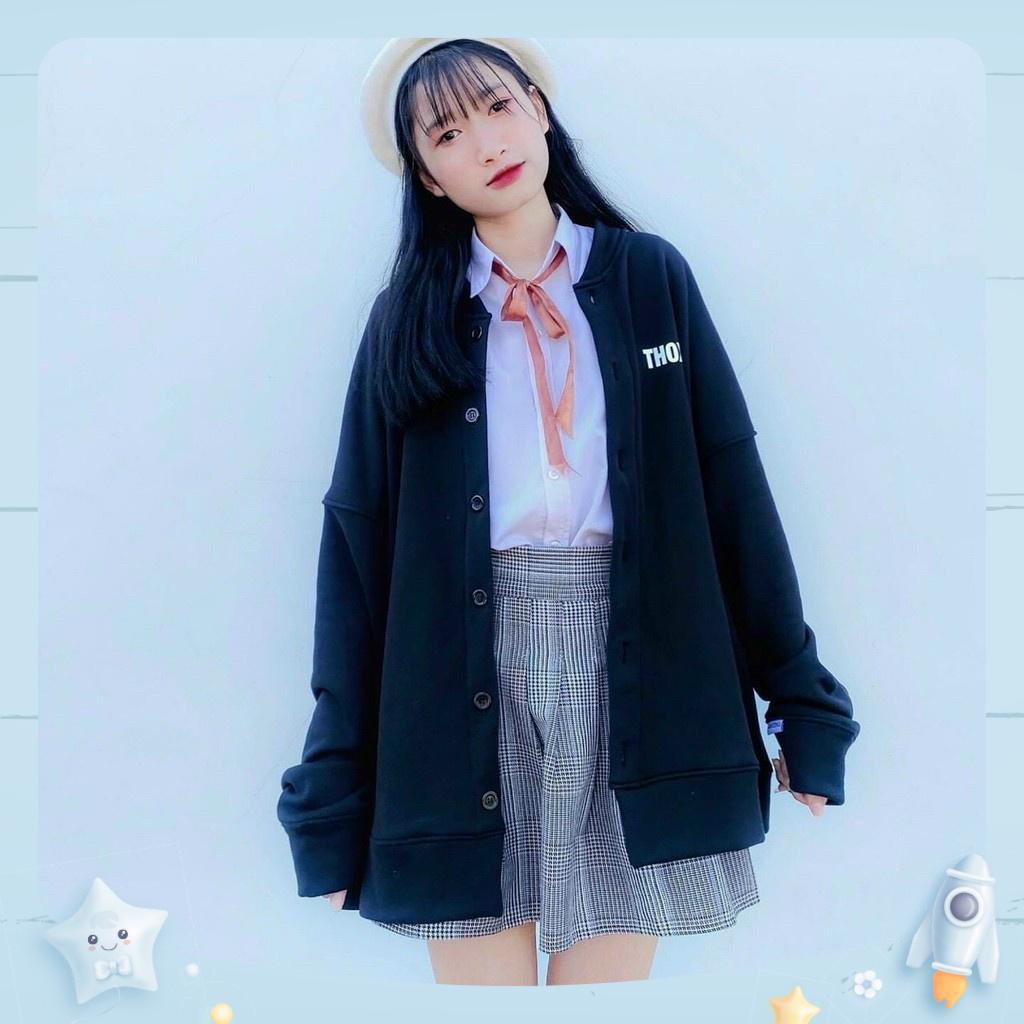 Áo Khoác Cardigan Ulzzang Unisex Smile 314onthetrending
