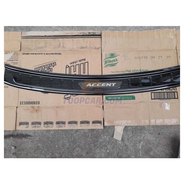 Ốp trầy cốp trong ngoài titan cho xe ACCENT 2018-2019