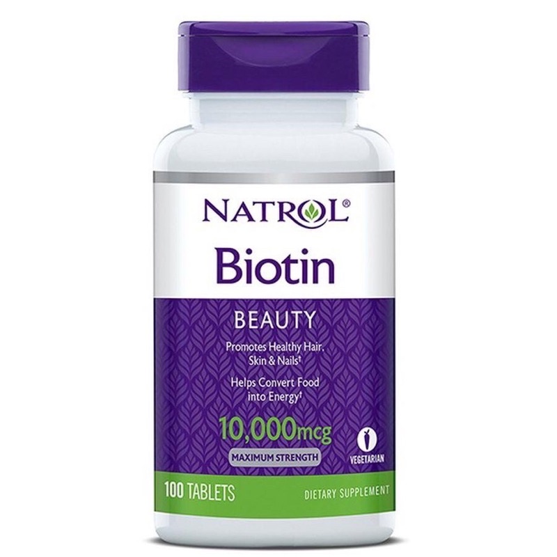 biotin 10,000mcg hỗ trợ da, móng, tóc