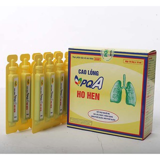 PQA CAO LỎNG HO HEN: giúp giải cảm hàn, ấm phổi dịu ho, tiêu đờm, thông thoáng đường thở cho người ho hen.