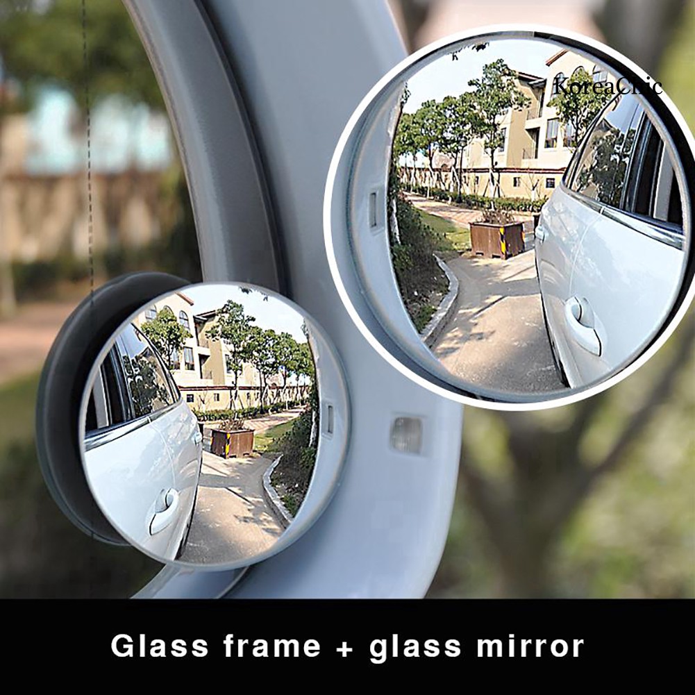1 Cặp Gương Chiếu Hậu Siêu Mỏng Xoay 360 Độ Cho Xe Hơi