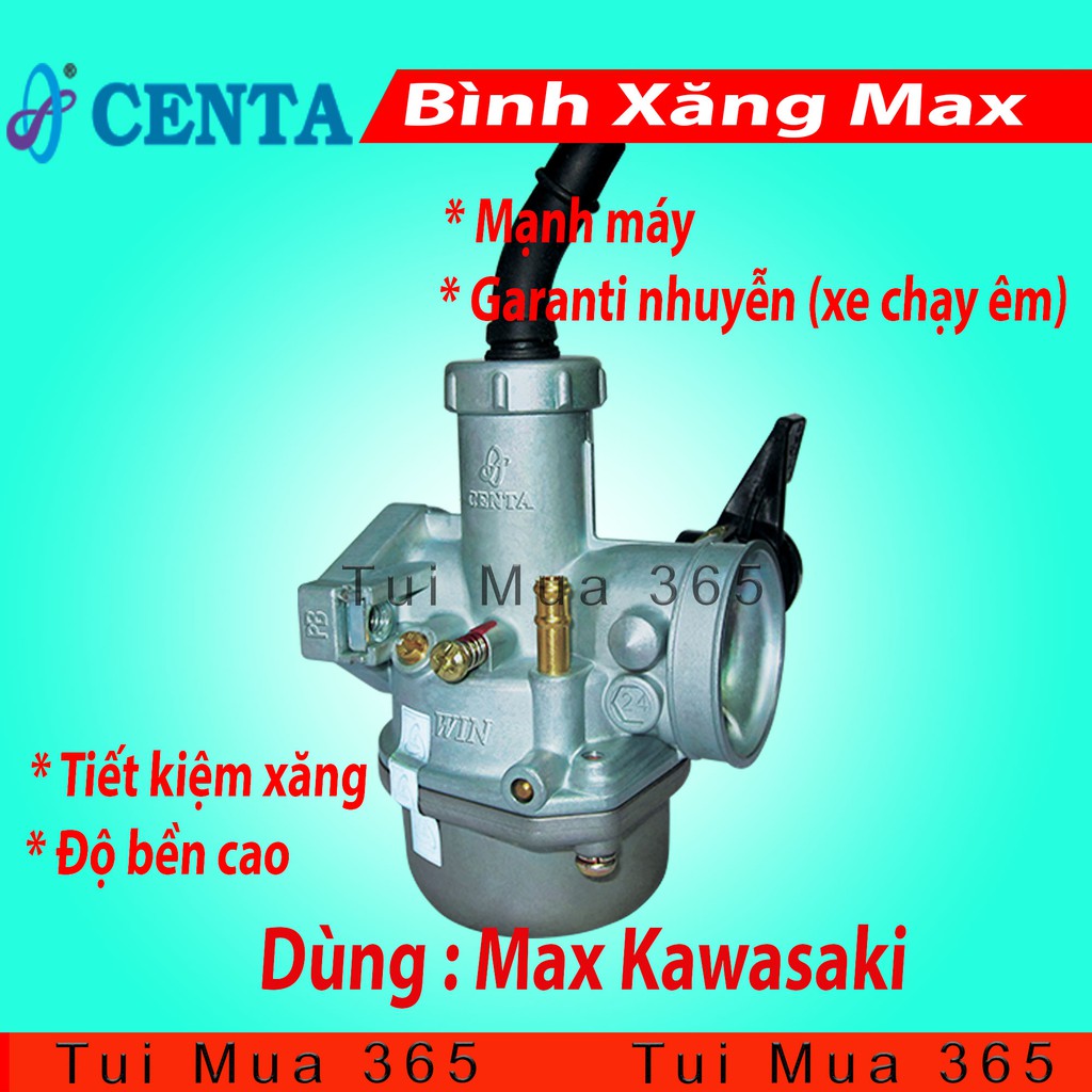 Bình xăng con Centa xe Max Kawasaki