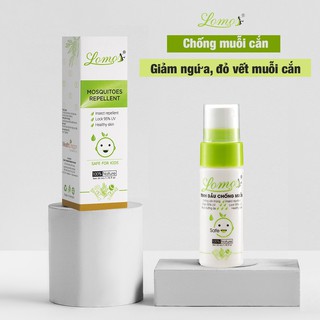 Dầu chống muỗi Thiên nhiên Lomos - An toàn cho Bé nhỏ và Người lớn