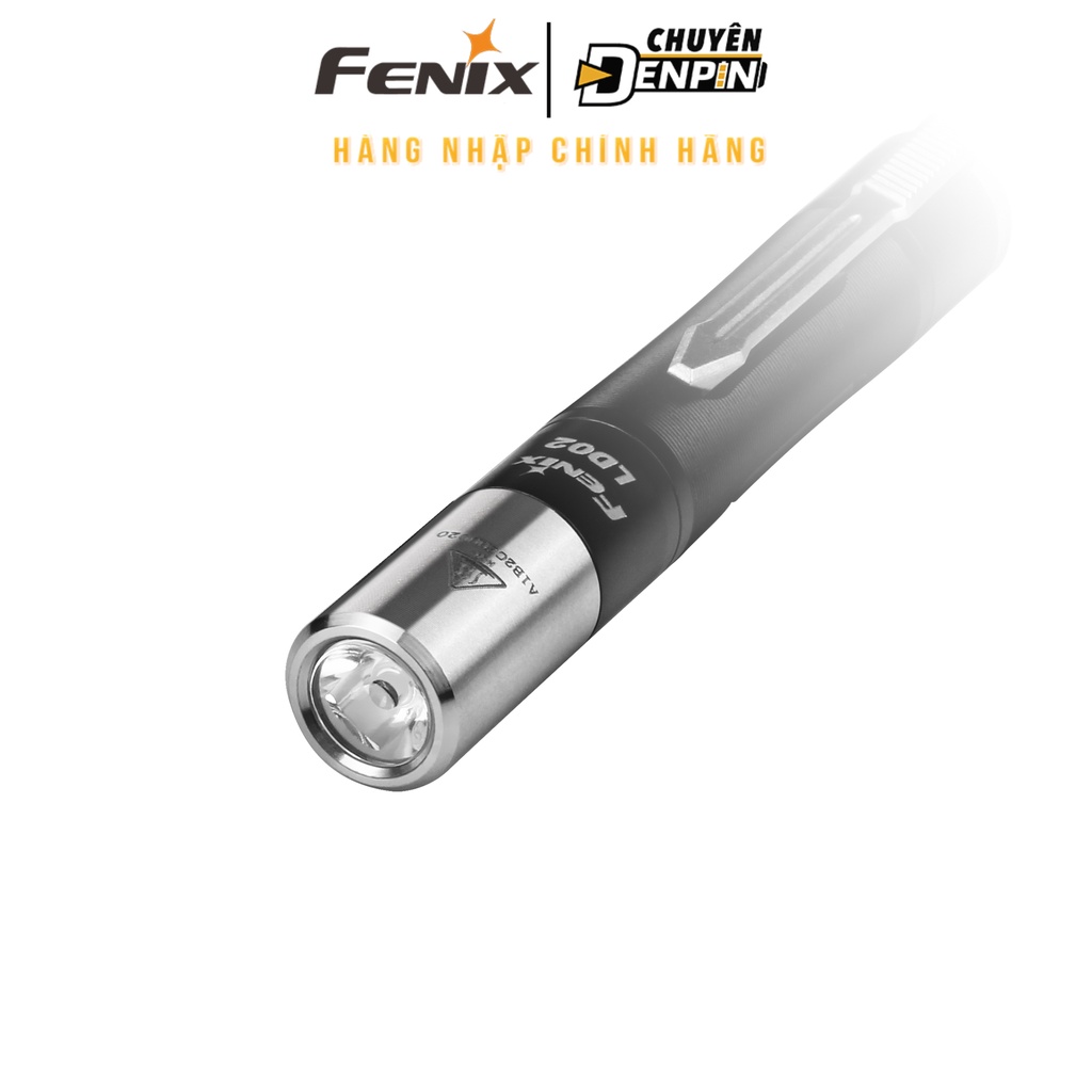 Đèn Pin làm việc Fenix LD02 V2.0 công suất 70 lumens, kèm đèn UV 200mW, dùng 1 pin AAA, kích thước nhỏ gọn.