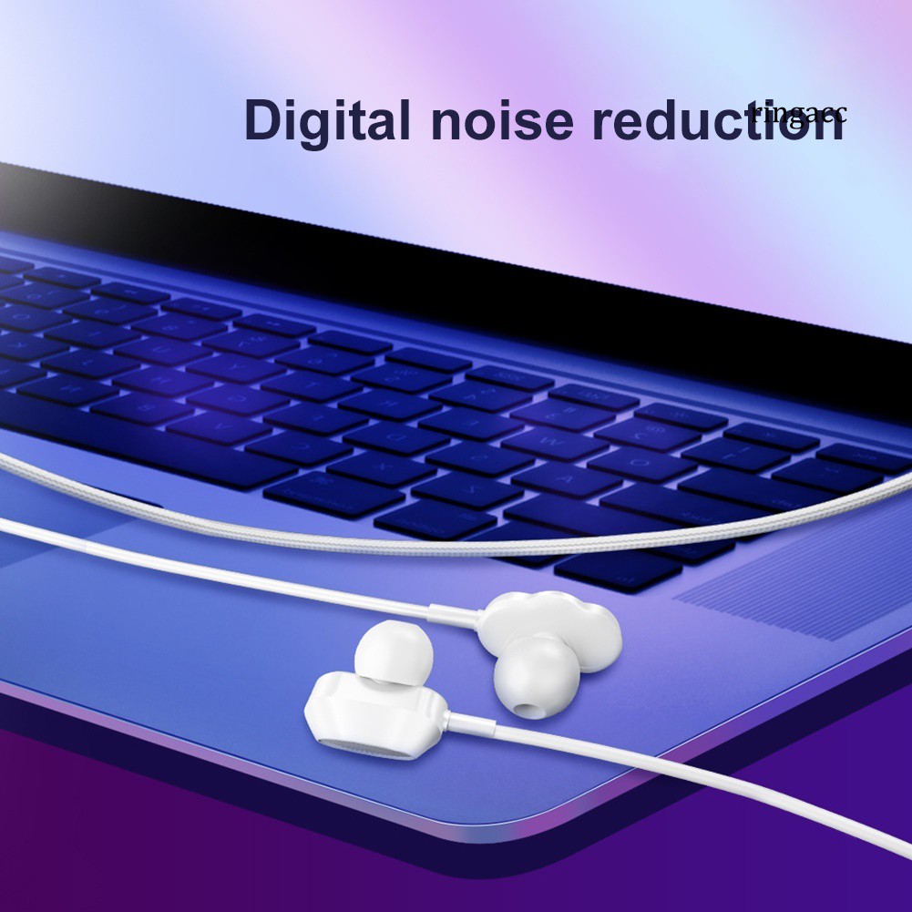 Tai Nghe Nhét Tai Jack 3.5mm Âm Thanh Hifi Có Micro Tiện Dụng