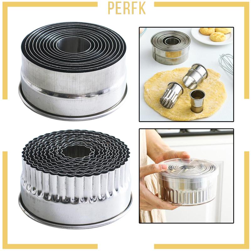 Set 12 Khuôn Làm Bánh Bao Bằng Thép Không Gỉ Tiện Lợi Dành Cho Nhà Bếp