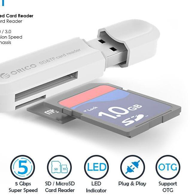 Đầu Đọc Thẻ Nhớ Orico Crs21 Usb3.0 Tf / Sd