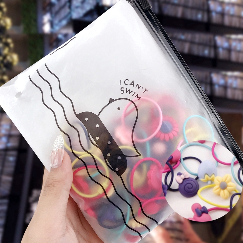 Set 20 Dây Cột Tóc Co Giãn Đáng Yêu Cho Bé Gái