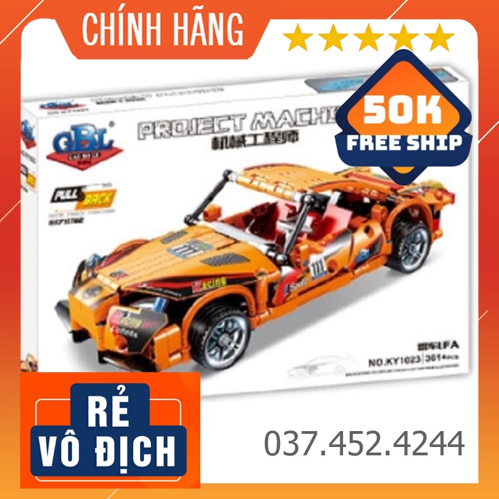 Đồ Chơi Lắp RápFreeshipLego Siêu Xe Đua Thể Thao Racing Kaizhi 1023