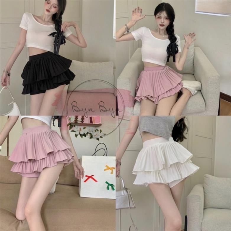 VÁY LƯNG CAO DẬP LY HAI TẦNG CÓ QUẦN BẢO HỘ V5 [Hàng Siêu Cấp] | BigBuy360 - bigbuy360.vn