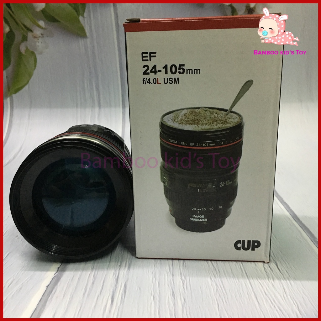 Ly Giữ Nhiệt CaFe - Cốc Giữ Nhiệt CaFe Hình Ống Kính Lens Máy Ảnh