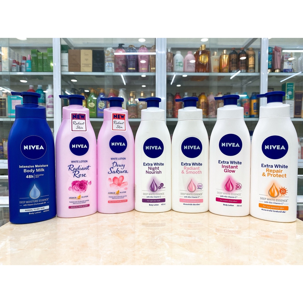 Sữa Dưỡng Thể Nivea Phục Hồi Dưỡng Trắng Da Chính Hãng Công Ty 350ml