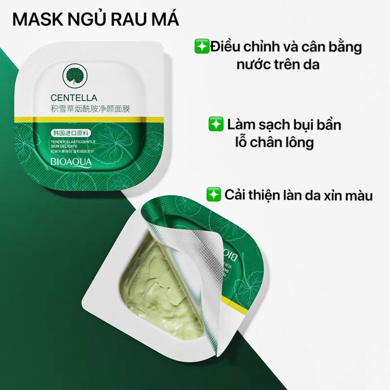 N74 Mặt nạ bùn đất sét Quả bơ Cao Cấp BIOAQUA dưỡng ẩm, làm trắng, tăng cường độ ẩm Nội địa trung | Thế Giới Skin Care