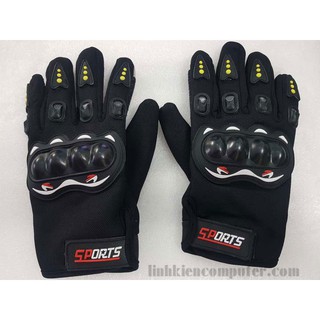 Găng tay đeo tay đi phượt Sport - Kín ngón - Để đeo tay đi phượt