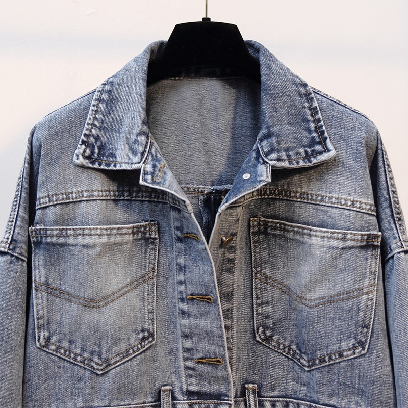 ÁO KHOÁC JEANS CROPTOP | BigBuy360 - bigbuy360.vn