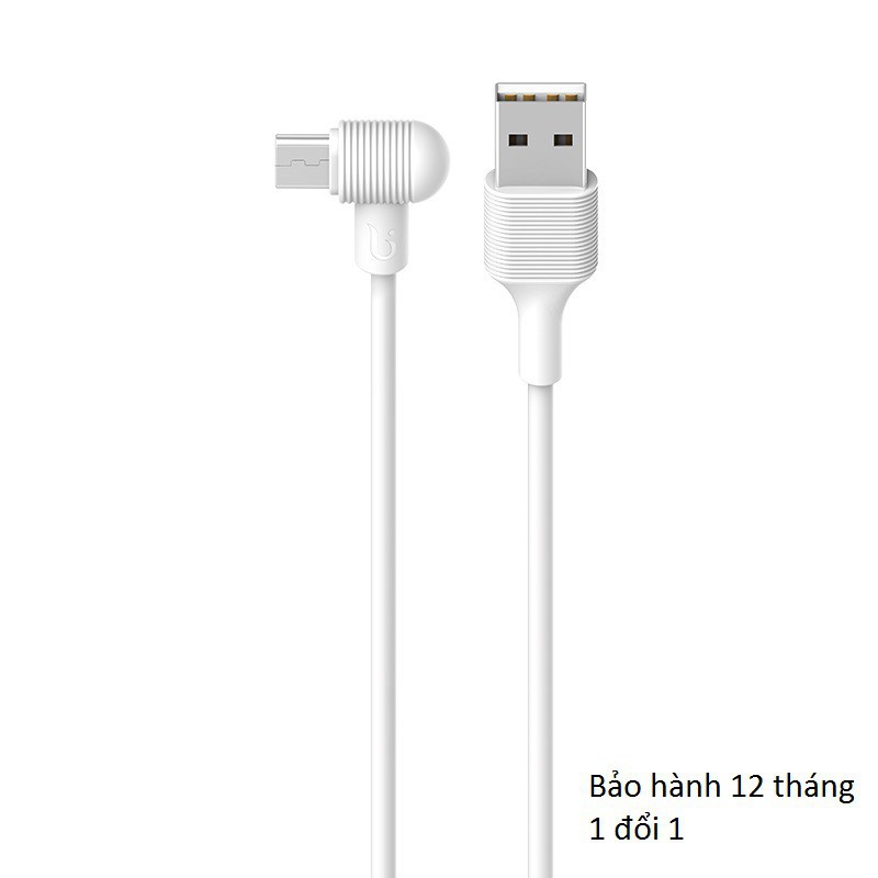 Cáp sạc Type C bẻ vuông góc 90 độ  BX7 dài 1m  - Hàng Chính hãng